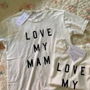 Ford & Wyatt Love My Mama Crewneck Tee 6YR & 8YR